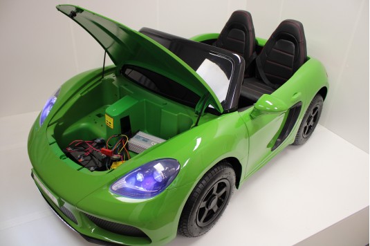 Детский электромобиль T911TT зеленый глянец