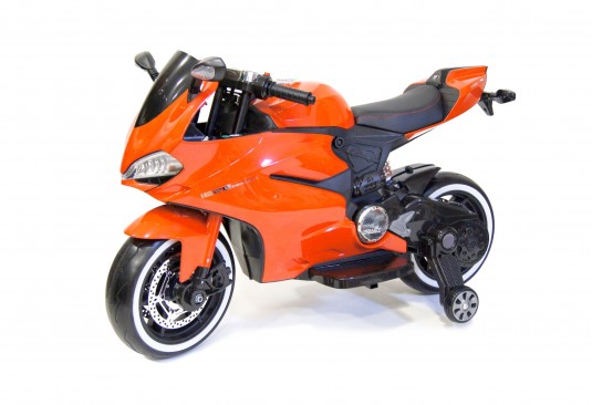 Детский электромотоцикл А001АА оранжевый