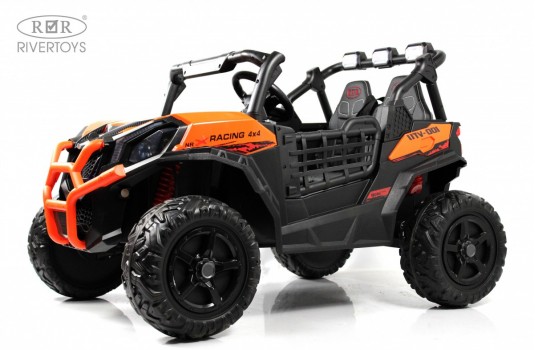 Детский электромобиль K777KK LUX 4WD оранжевый