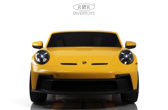 Детский электромобиль Porsche 911 GT3 (Y911YY) желтый Детский электромобиль Porsche 911 GT3 (Y911YY) желтый