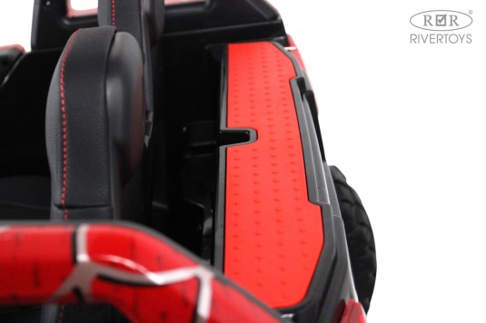 Детский электромобиль A707AA LUX NEW 4WD красный спайдер