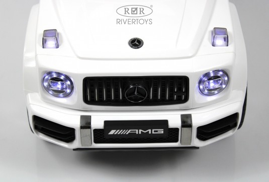 Детский толокар Mercedes-Benz G63 (Z001ZZ-D) белый бриллиант