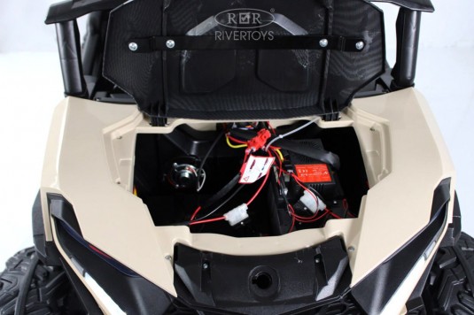 Детский электромобиль K555KK 4WD 24V бежевый