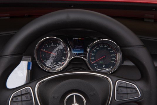 Детский электромобиль Mercedes-Benz GLC63 S 4WD (H111HH) вишневый глянец