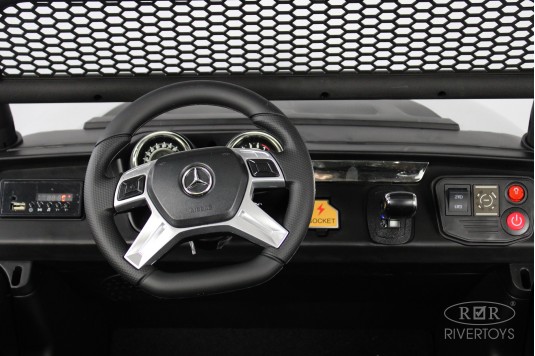 Детский электромобиль Mercedes-Benz Unimog Concept (P555BP) серебристый глянец