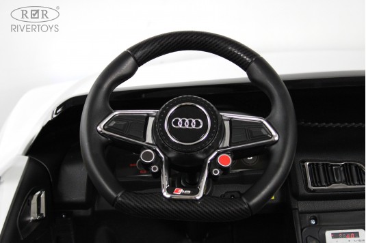 Детский электромобиль AUDI R8 (M333MM) белый