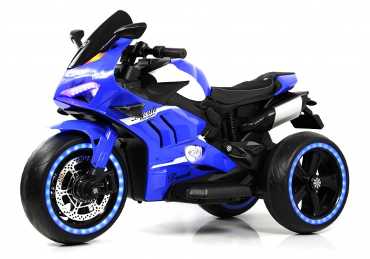 Детский электромотоцикл М777БХ синий