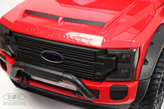 Детский электромобиль Ford Super Duty (A888MP) красный