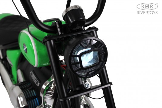 Детский электромотоцикл BMW R18 (A777AA-NEW) зеленый 