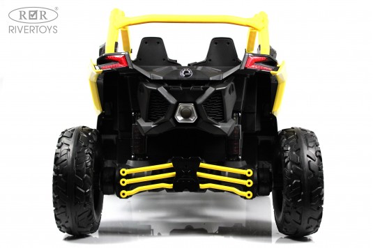 Детский электромобиль BRP Can-Am Maverick (Y111YY) желтый