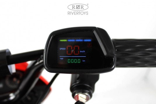 Детский электромотоцикл E777KX красный