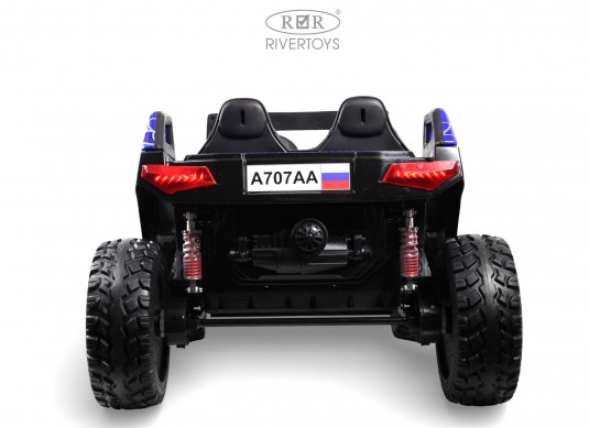 Детский электромобиль A707AA LUX NEW 4WD синий спайдер
