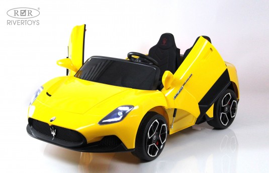 Детский электромобиль Maserati MC20 (P111PP) желтый глянец