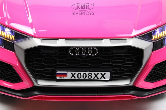 Детский электромобиль X008XX розовый глянец