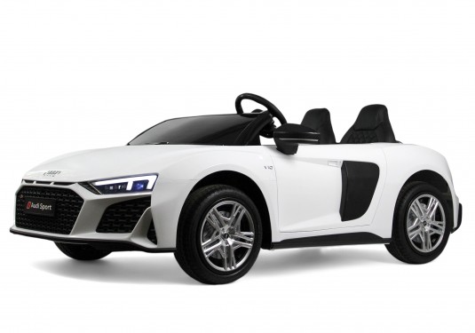 Детский электромобиль AUDI R8 (M333MM) белый