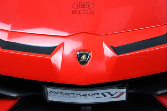 Детский электромобиль Lamborghini Aventador SVJ (A333MP-A) красный