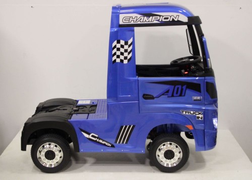 Детский электромобиль Mercedes-Benz Actros 4WD (HL358) синий глянец