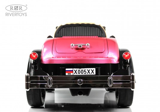 Детский электромобиль X005XX черно-розовый