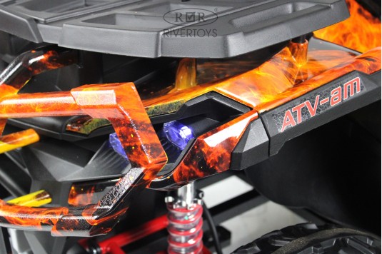 Детский электроквадроцикл Z111ZZ огненный Детский электроквадроцикл Z111ZZ огненный