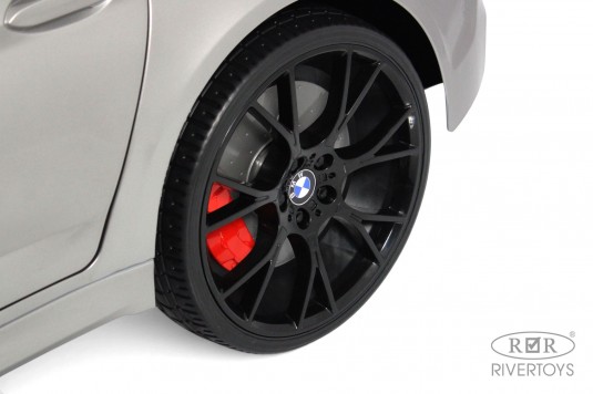 Детский электромобиль BMW M5 Competition (A555MP) серый глянец