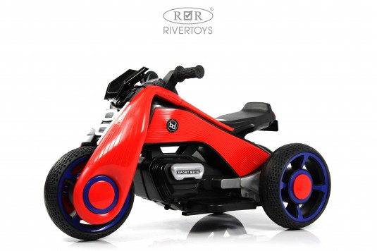 Детский электротрицикл K333PX красный
