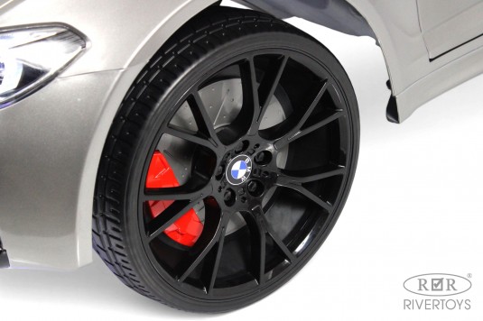 Детский электромобиль BMW M5 Competition (A555MP) серый глянец
