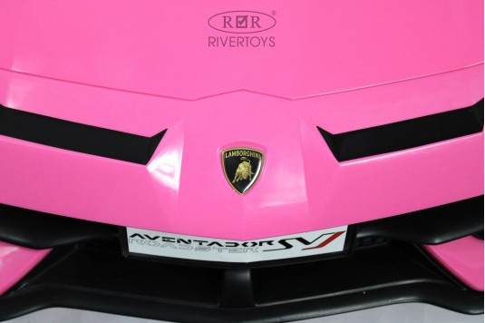 Детский электромобиль Lamborghini Aventador SVJ (A111MP) розовый
