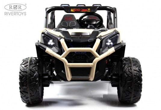 Детский электромобиль K777KK LUX 4WD кремовый