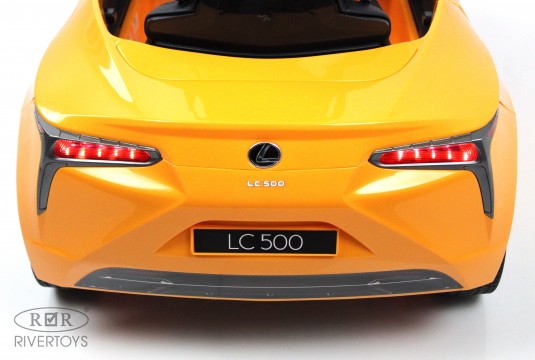 Детский электромобиль Lexus LC 500 (JE1618) желтый