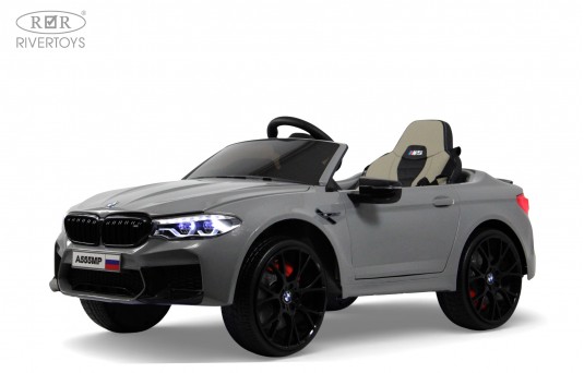 Детский электромобиль BMW M5 Competition (A555MP) серый