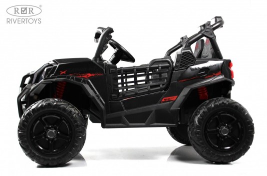 Детский электромобиль K777KK LUX 4WD черный