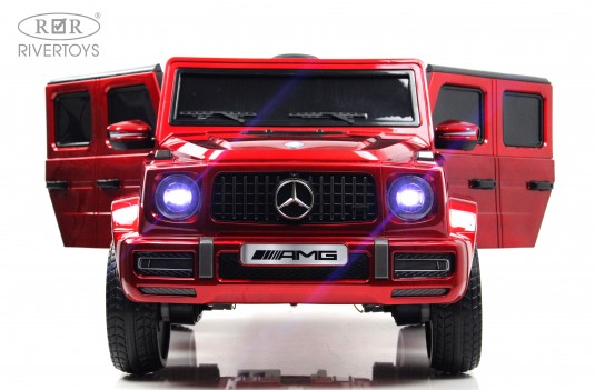 Детский электромобиль Mercedes-AMG G63 4WD (G333GG) красный глянец