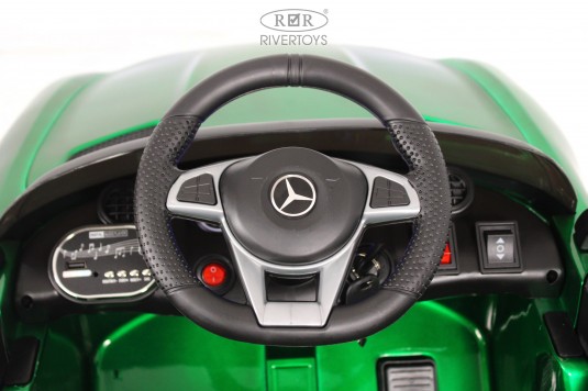 Детский электромобиль Mercedes-Benz AMG GT X777XX зеленый глянец