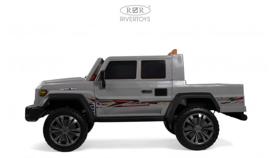 Детский электромобиль Pick-Up E555KX серый