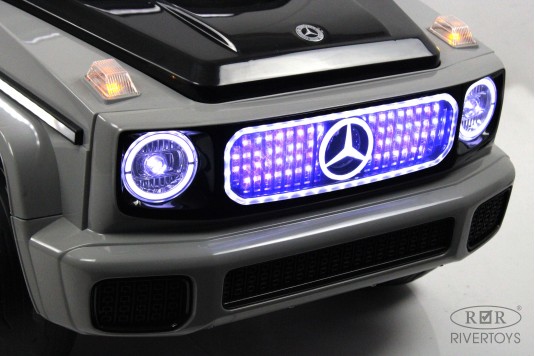 Детский электромобиль Mercedes-Benz EQG (E222EE) серый