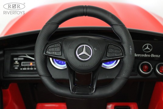 Детский электромобиль Mercedes-Benz GLC (K777KK) красный