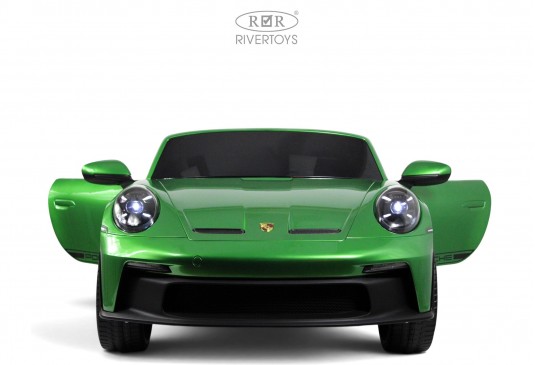 Детский электромобиль Porsche 911 GT3 (Y911YY) зеленый глянец Детский электромобиль Porsche 911 GT3 (Y911YY) зеленый глянец