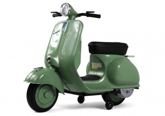 Детский электроскутер VESPA (M888MM) зеленый