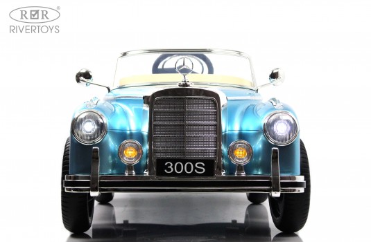 Детский электромобиль Mercedes-Benz 300S синий глянец