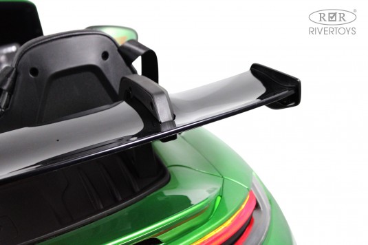 Детский электромобиль Porsche 911 GT3 (Y911YY) зеленый глянец Детский электромобиль Porsche 911 GT3 (Y911YY) зеленый глянец