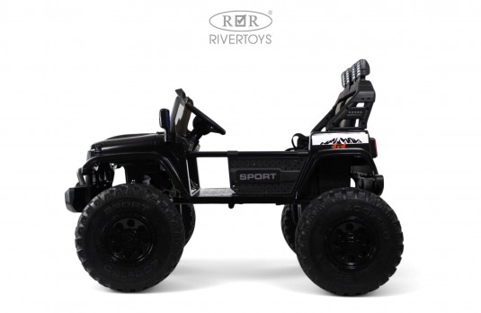 Детский электромобиль Jeep A222AA черный
