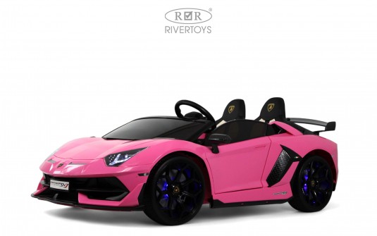 Детский электромобиль Lamborghini Aventador SVJ (A111MP) розовый
