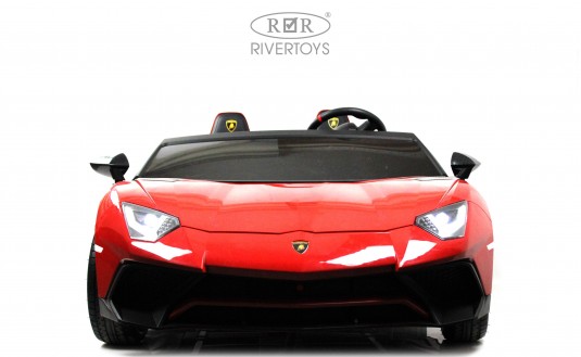 Детский электромобиль Lamborghini Aventador SV (M777MM) красный