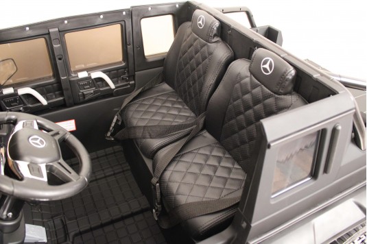 Детский электромобиль Мercedes-AMG G63 (X555XX) черный матовый