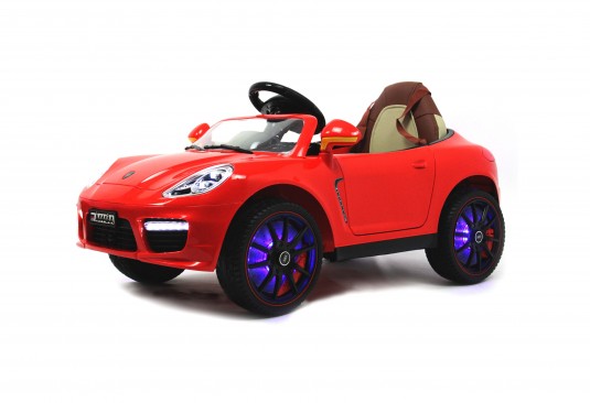 Детский электромобиль A444AA красный (кожа-EVA)