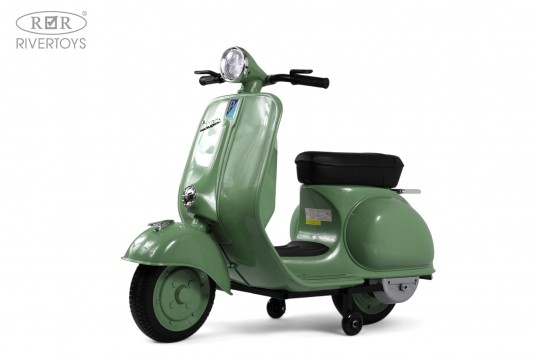 Детский электроскутер VESPA (M888MM) зеленый