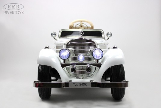 Детский электромобиль Mercedes-Benz Typ 540K (M111MM) белый
