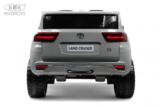 Детский электромобиль Toyota Land Cruiser 300 L999LL серый