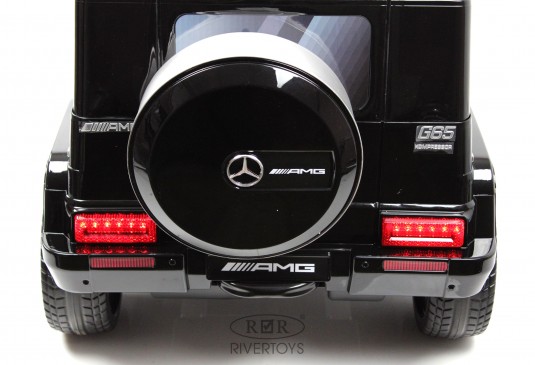 Детский электромобиль Mercedes-Benz G65 (E111EE) черный глянец