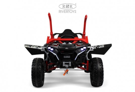 Детский электромобиль Z707ZZ черно-красный